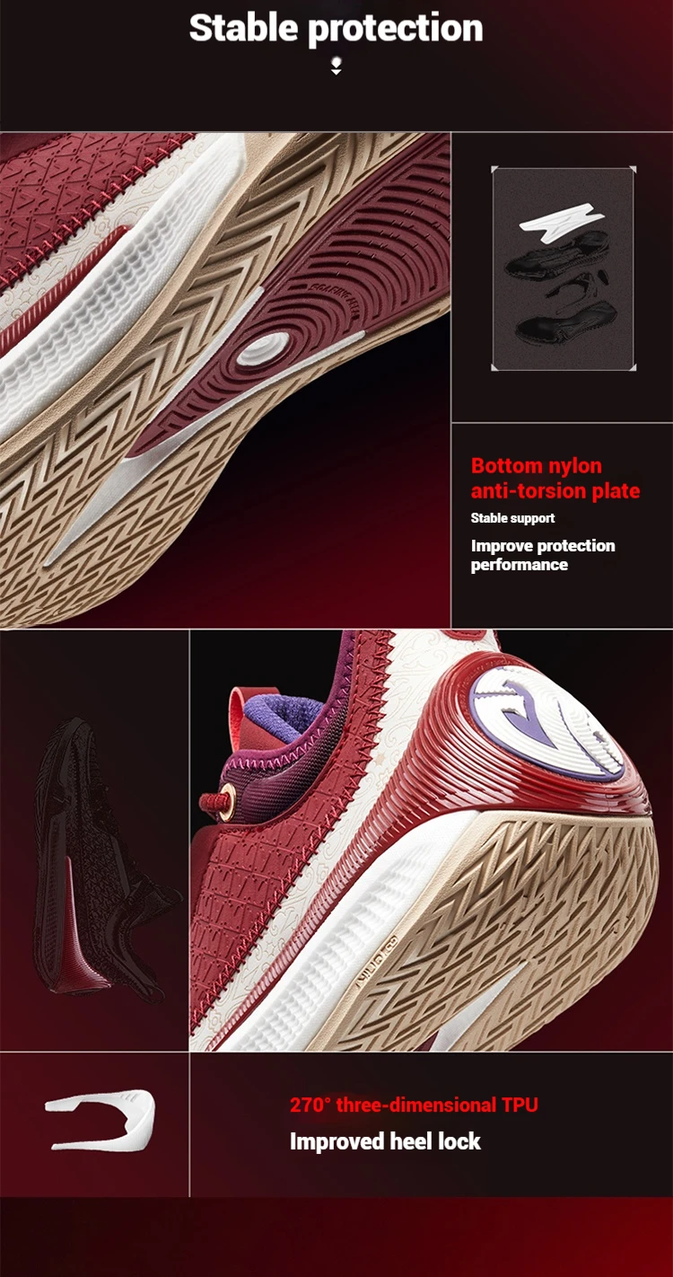 361-Grad-Zen VII-Basketballschuhe, atmungsaktiv, rutschfest, leicht umwickelt, Superior Traction Game-Ready Grip Sneaker 672531111 – Detail 12
