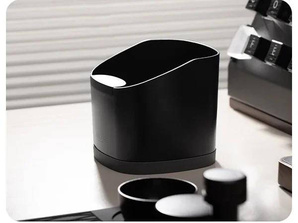 IKAPE V2 Knock Box, Espresso-Grund-Organizer, rutschfeste, abgeschrägte Kaffee-Knock-Box, Barista-Werkzeug, verbessert für eine bessere Manipulation – Detail 2