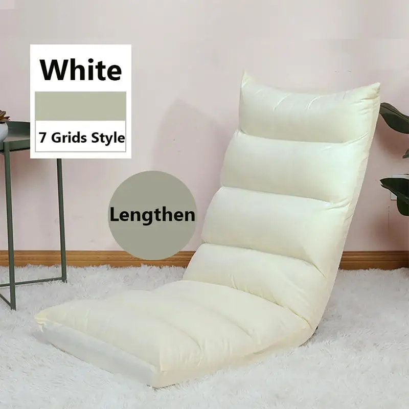 Comfort Lazy Lounger Sofa Tatami Sedia A Sdraio Regolabile Pavimento Balcone Bovindo Tempo Libero Divano Letto Lungo Sedia Posteriore