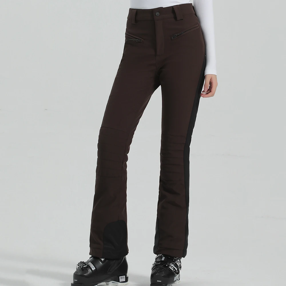 Women Slim Ski Pants Outdoor Waterproof Warm Snow Clothes