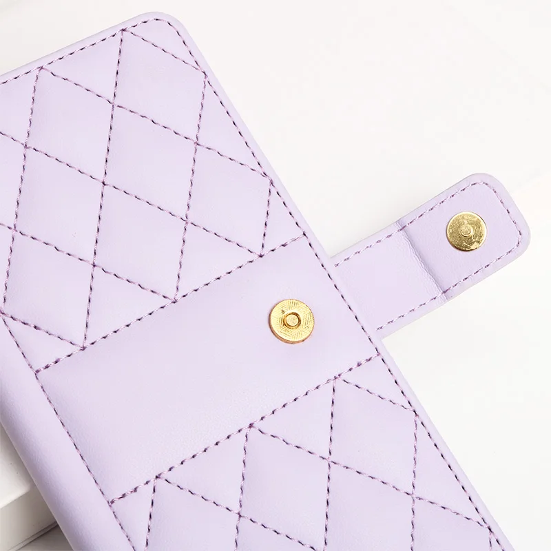 Phone Case With Strap Leather Wallet Flip For Samsung Galaxy_voghion.com