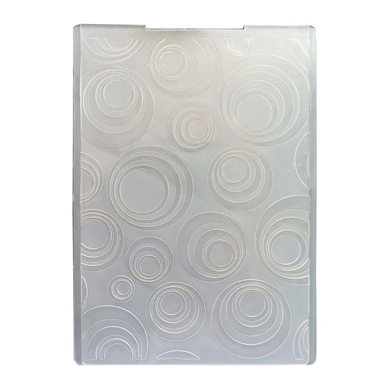 

Plastic Embossing Folder 3D Round Circle Die Stencil for DIY Craft Scrapbooking