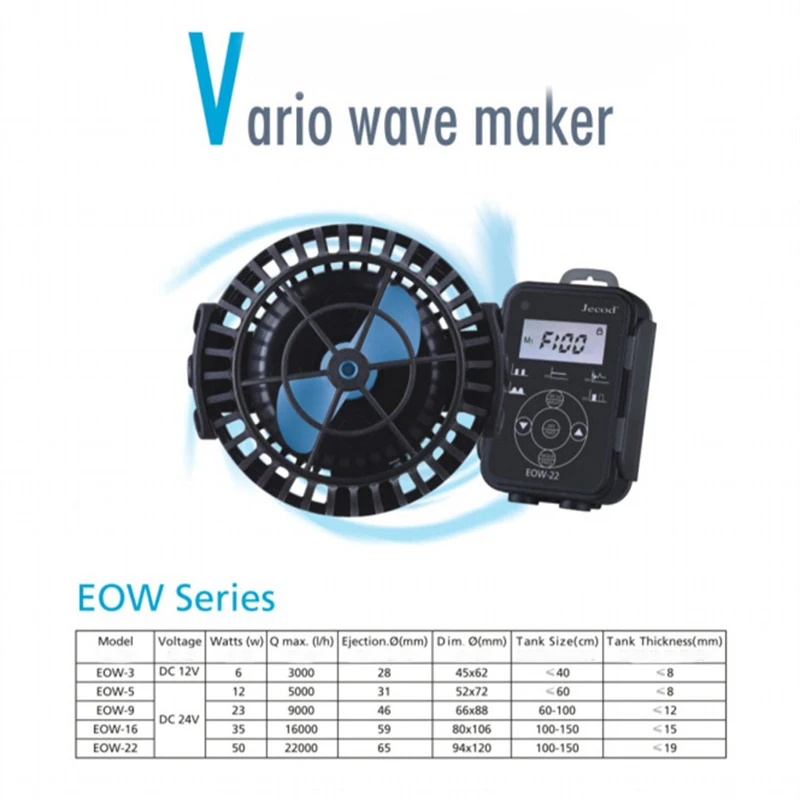 

Новый аквариумный волновой насос EOW ELW, аквариумный резервуар для морской воды, аквариумный насос для серфинга с Wi-Fi, насос для создания кислородных волн, очень тихий, с частотой