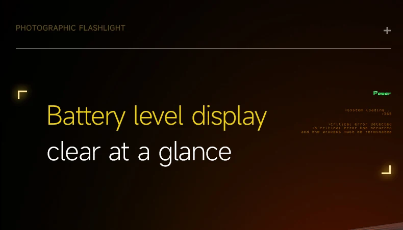 10W Flashlight Four Color Projection Light Built-in 8400mAh Rechargeable Battery