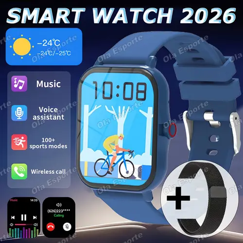 New Outdoor Smart Watch Health Monitoring Weather Bluetooth Call Music Control Sports Waterproof Women Men Smartwatch Gifts HW12 - Image 8