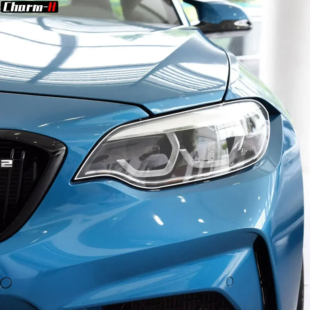 2 Pezzi Di Protezione In Tpu Autoguarigione Adesivi Trasparenti Pellicola Protettiva Per Fari Auto Per Bmw M2 F87 Competition Cs 2016-On