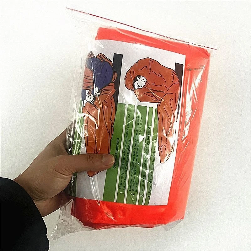 야외용 두꺼운 비상용 단열 담요, 추위 방지 알루미늄 필름 보온재, 추운 날씨 생존용