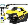 220V 60HZ High Pressure Washer Portable Cleaner Adjustable Water Pressure Automatic Water Gun High-Handed Car Wash Tools 150Bar 1