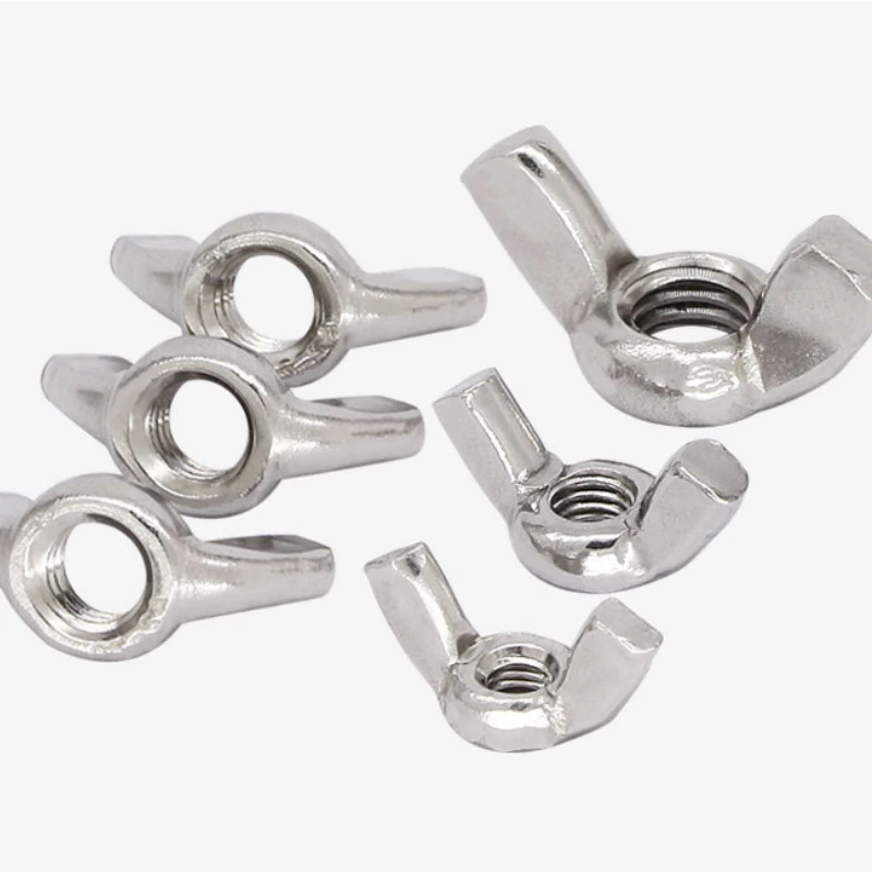Butterfly Wing Nuts M3 M4 M5 M6 Stainless Steel Wing Nuts Zinc Plated Hand Tighten Nut accesorios para moto