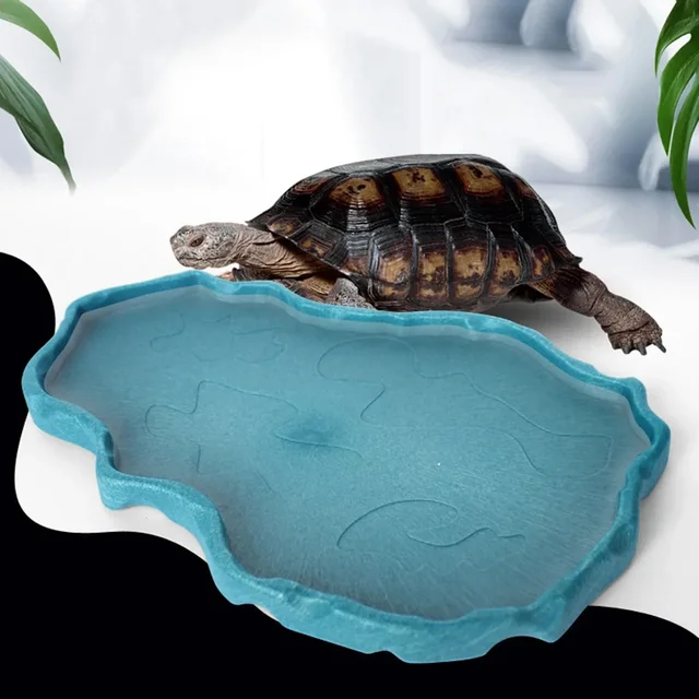 1pc - Versatile Small Reptile Feeding & Bathing Dish - Ideal For Lizards, Turtles -  Reptile Supplies 3