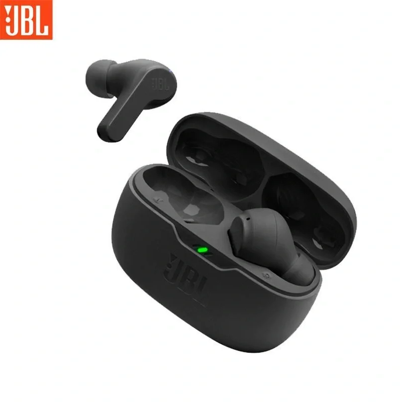 Original JBL WAVE BEAM Bluetooth Earphones Support APP True Wireless TWS Active Noise Cancellation Headphones Vibe Beam Earbuds