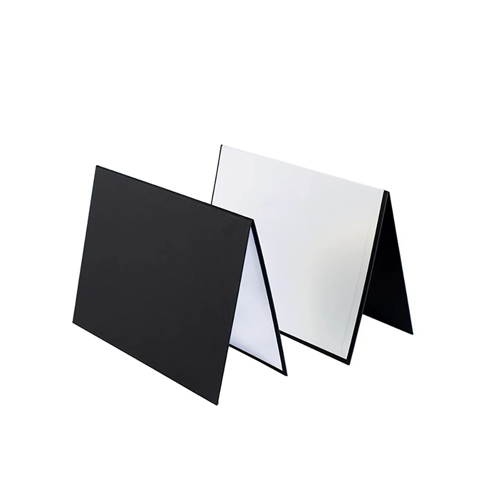 Thick Reflective Paper A3/A4 Photography Collapsible Cardboard Camera White Black Gold Silver Reflector Absorb Light photography reflector