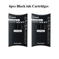 6pcs Black ink