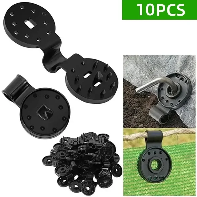 10PCS Sunshade Net Clip PE Garden Tools Greenhouse Shade Cloth Fix Clips Sunblock Plastic Grommet Fence Netting Hook Greenhouse