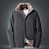 Men 2025 Winter Windproof Warm Thick Fleece Jacket Men Fashion Casual Coat Men Autumn Brand Outwear Outdoor Classic Jacket Men 2
