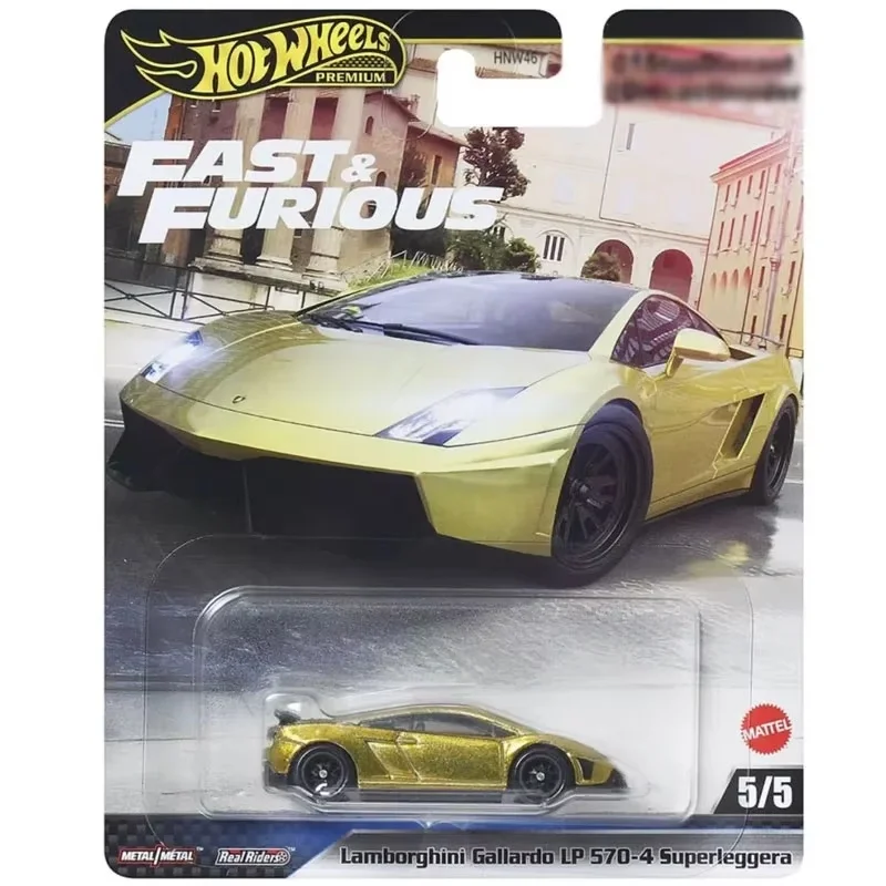 Hot Wheels 2025 Premium Hızlı ve Öfkeli Hotwheels 2025 1/64 Araba Modeli Lamborghini Gallardo LP 570-4 Superleggera Erkek Çocuk Oyuncakları