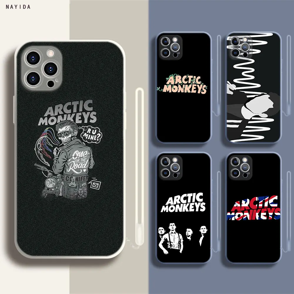 

Phone Case For Iphone 14 13 11 12 Mini Pro XS Max XR X Soft Silicone TPU New Cover ARCTIC MONKEYS United Kingdom