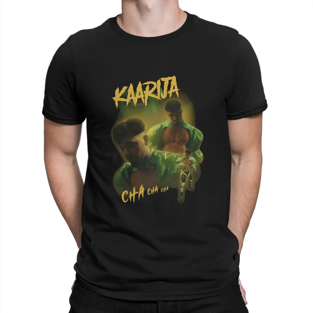 

Creative Kaarija Cha Cha Cha Y2K Music T-Shirts Men Pure Cotton T Shirt Eurovision Song Contest Contestant Short Gift Idea