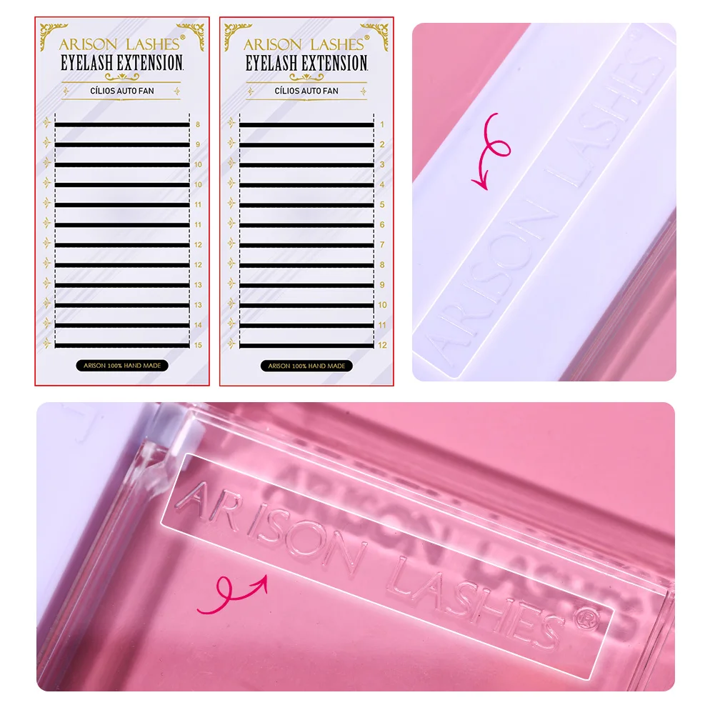 Extension Ciglia Easy Fan Lashes 0.07mm D Curl 11mm Volume Russo - Foto 11