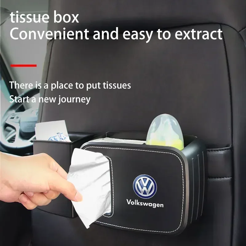 폭스바겐 VW 뉴 제타 VW용 다기능 자동차 시트 백 트래시 캔 수납함 (폭스바겐 VW 제타 P용) 1개