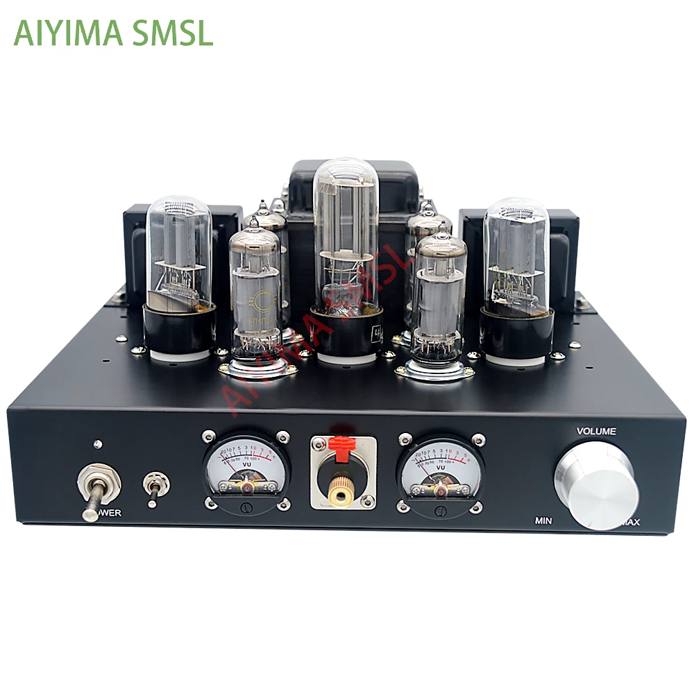 AIYIMA SMSL Handmade HiFi 6P1 Vacuum Tube Amplifier Integrated Stereo Single-ended Class A Headphone Amp Sound |
