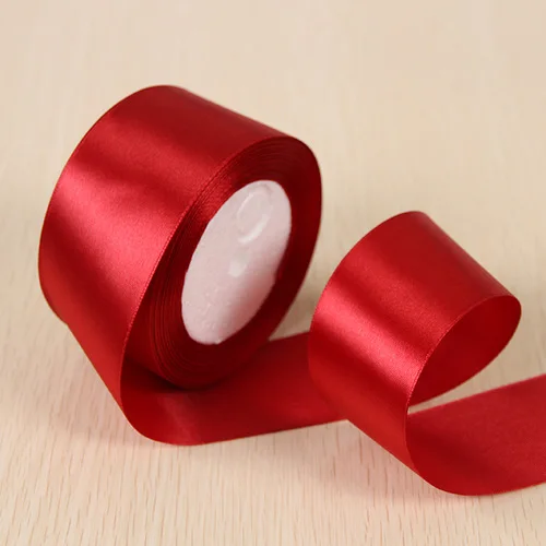 Elegant Satin Ribbons in Variety of Colors for Wedding and Party Decorations