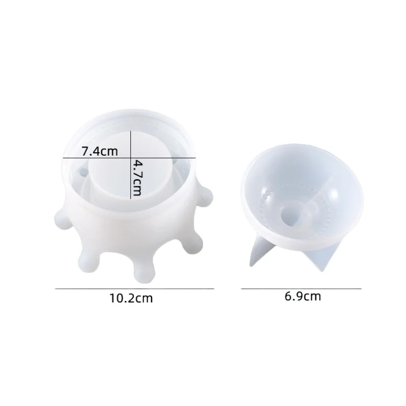 Silicone Mold for DIY Crown Jewelry Box Epoxy Resin Craft