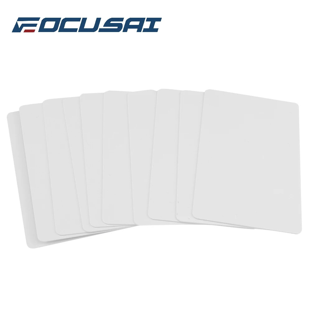 FOCUSAI Blank Electronic Chip Cards 10pcs TK4100 125kHz RFID Cards RFID Proximity ID Cards Token Tag Key Card 10pcs read only em4100 tk4100 125khz id keyfob rfid key fob tag chip tags sticker token ring proximity card llaveros porta chave