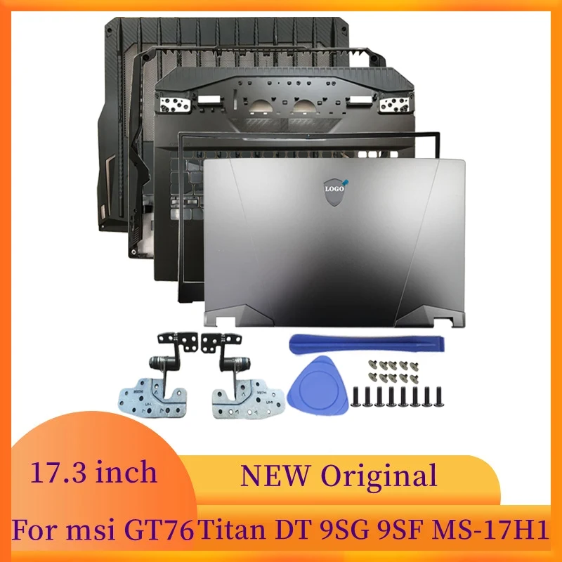 

NEW For MSI GT76 Titan DT 9SG 9SF MS-17H1 Laptop Frame Case LCD Back Cover/Front Frame/Hinges/Palmrest/Bottom Case/Bottom Cover