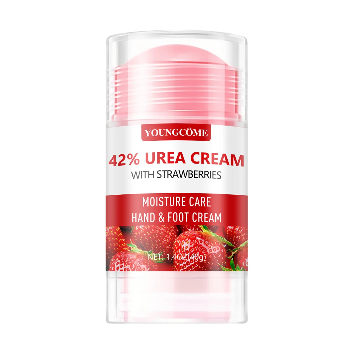 Strawberry-Infused Hydrating & Exfoliating Urea Cream