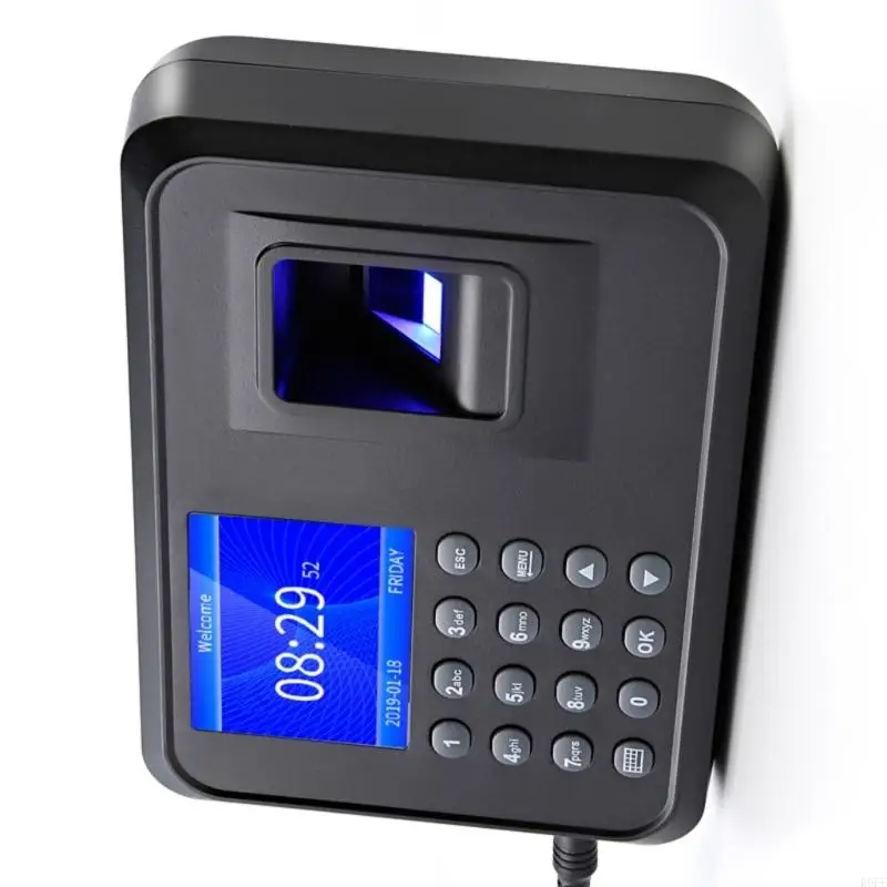 R6FF Biometric Employee Time Attendance Machine Check-in Device Fingerprint Clock Recorder Device Password Access Control
