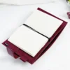 Moterm Firm Pebbled Grain Leather Beetroot Color Genuine Cowhide Planner Rings Notebook Cover Diary Agenda Organizer Journey 3