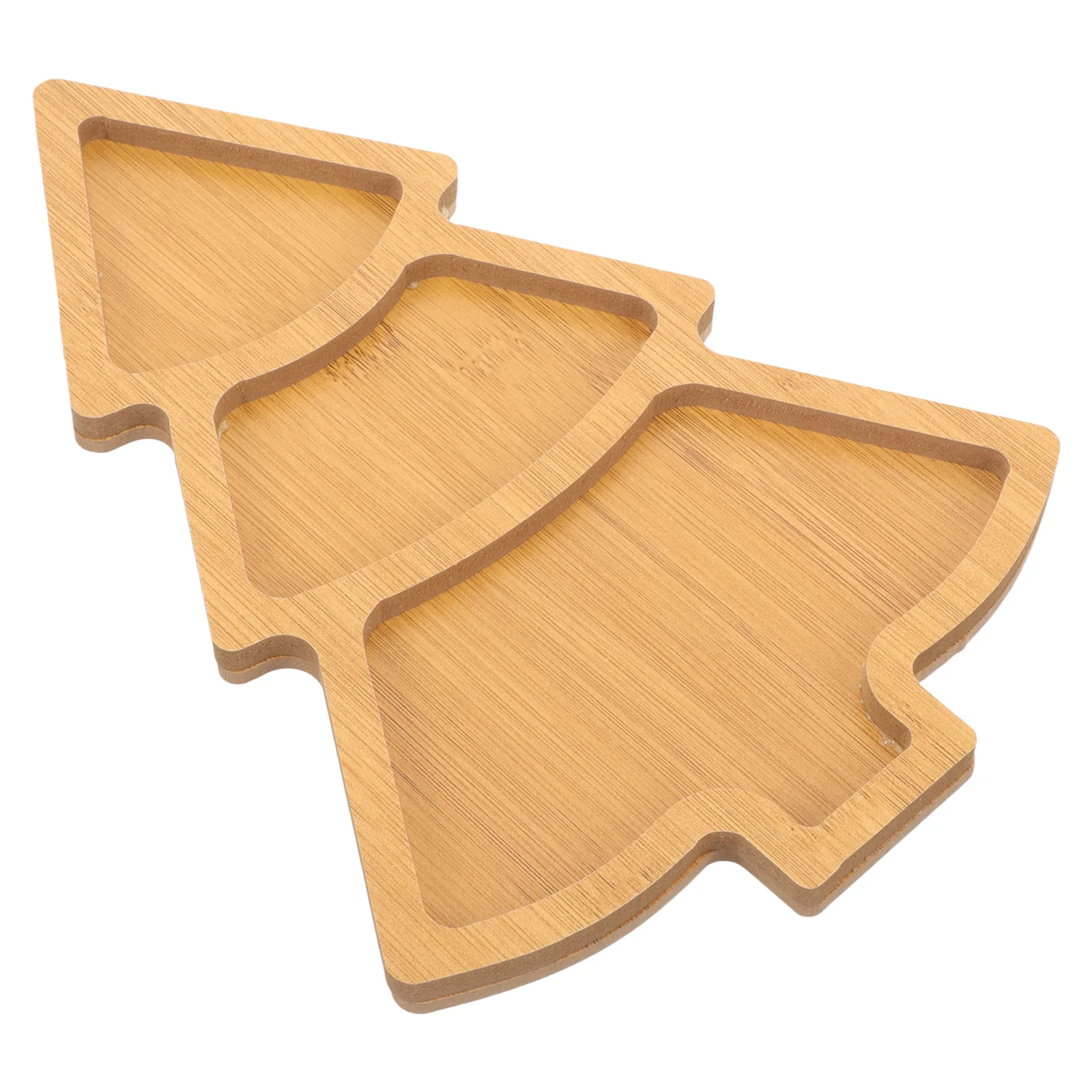 Christmas Serving Dish Beautiful Tray Tree Dessert Plates Light Bulb Wooden Food Man Japanese Candy plastic serving tray