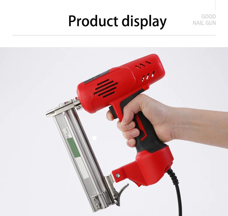 1800w elétrica nailer grampeador móveis grampeador arma