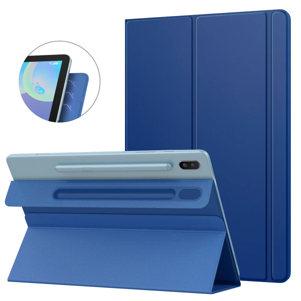 Smart Folio Case para Samsung Galaxy Tab s6 Capa com Suporte Magnético Suporte para Lápis 105 Sono Automático2023
