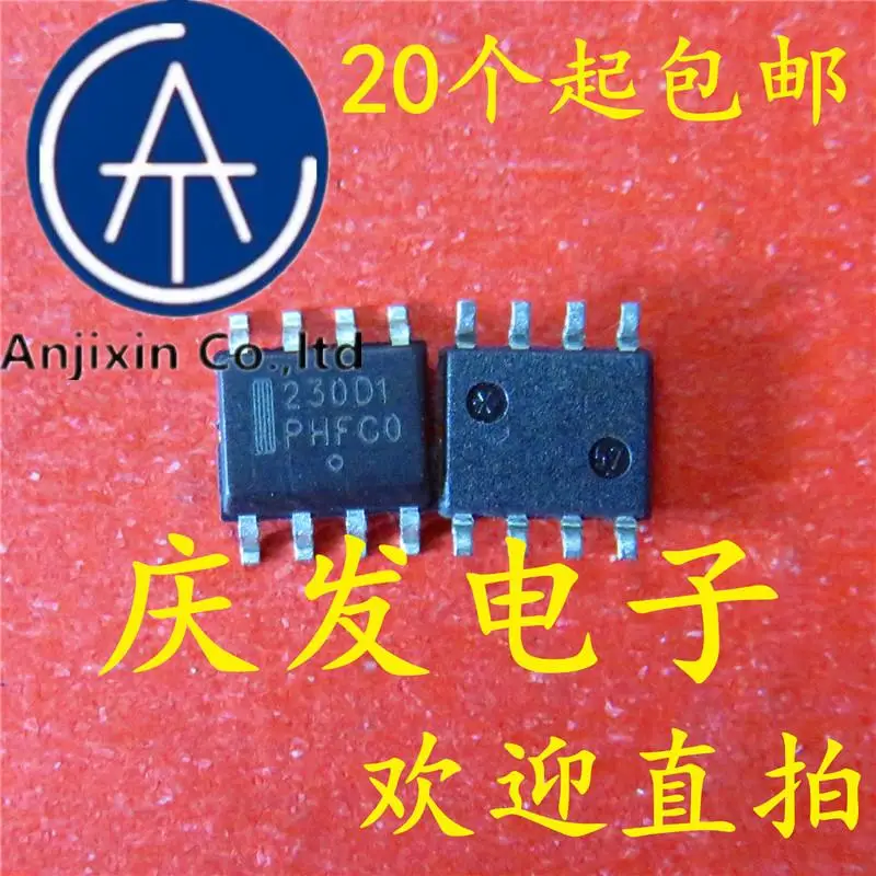 

10 шт., 100% оригинальные новые в наличии silkscreen 230D1 NCP1230D100R2G SOP8, ЖК-чип, широко используемый