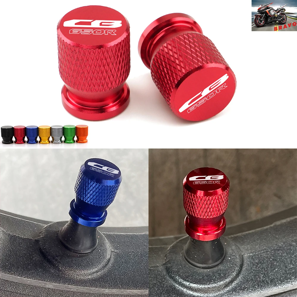 

Tyre Valve Cap For Honda CB650R CB 650R Motorcycle Accessories CNC Aluminum Wheel Air Port Cover