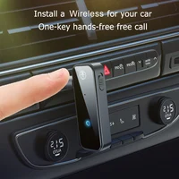 Bluetooth-Compatible 5.0 Transmitter Receiver 2 in 1 Jack Aux Dongle 3.5mm Audio Adapter for Handsfree Call for Car Audio Music - Image 2