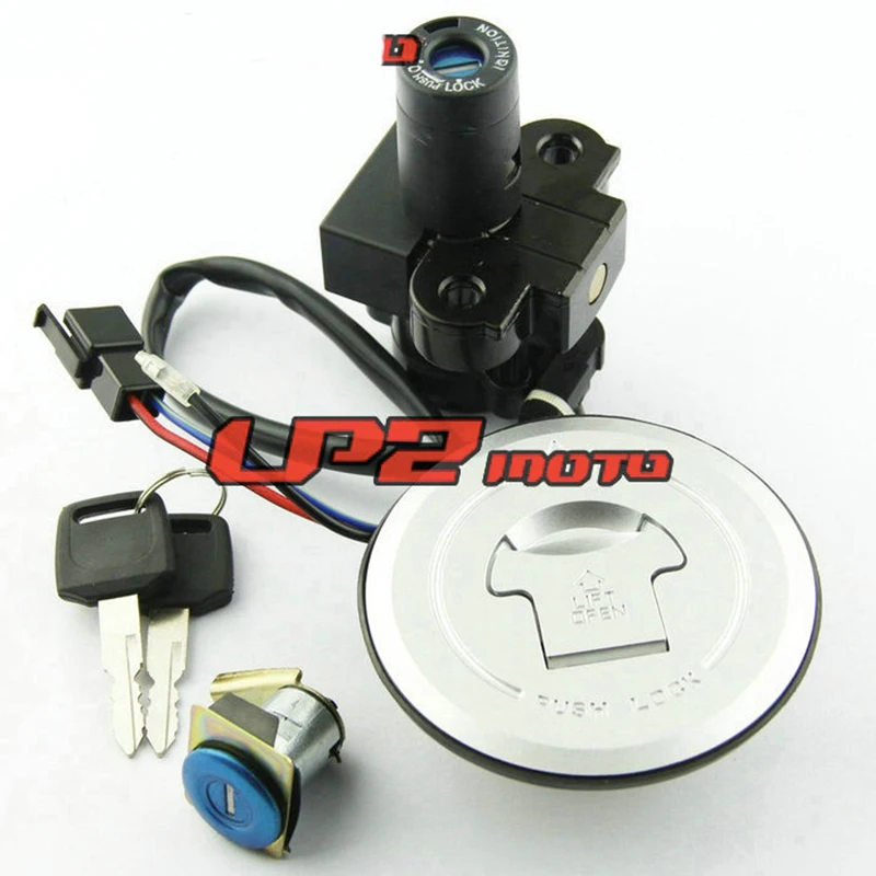 Ignition Switch Fuel Gas Cap Seat Lock Key Set for Honda 250