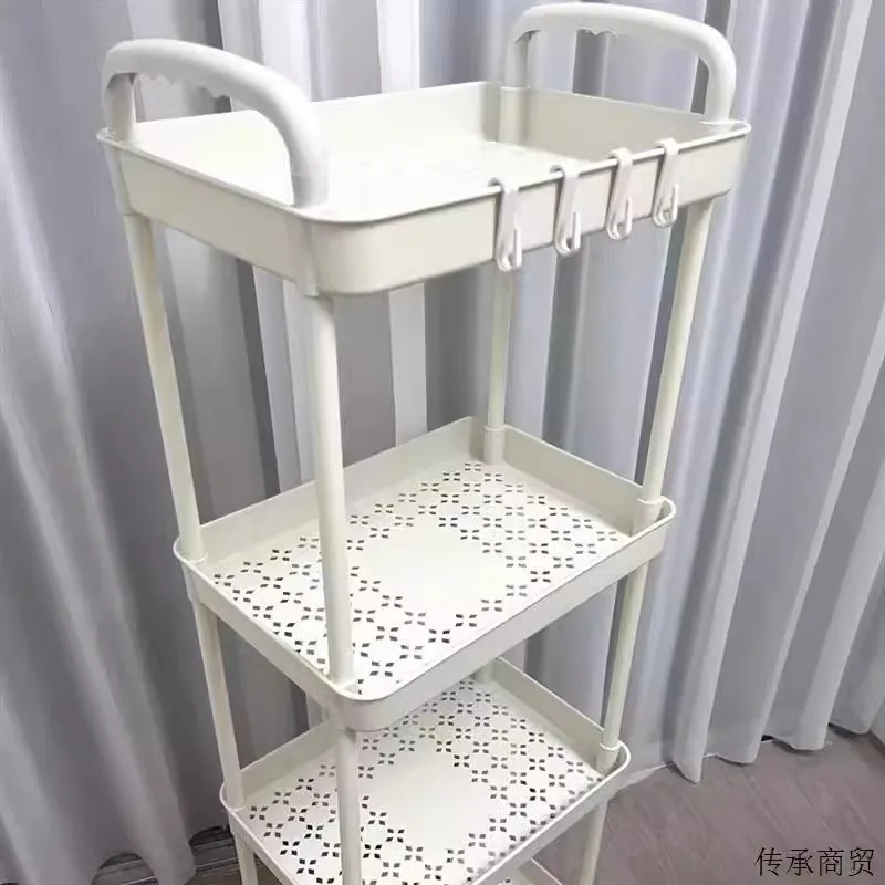 Bookshelf Storage Trolley Mobile Kitchen Organizer Cart With Wheels Multi-Layer Bathroom Shelves Household Snacks Storage Rack storage rack bookshelf storage rack rolling storage cart