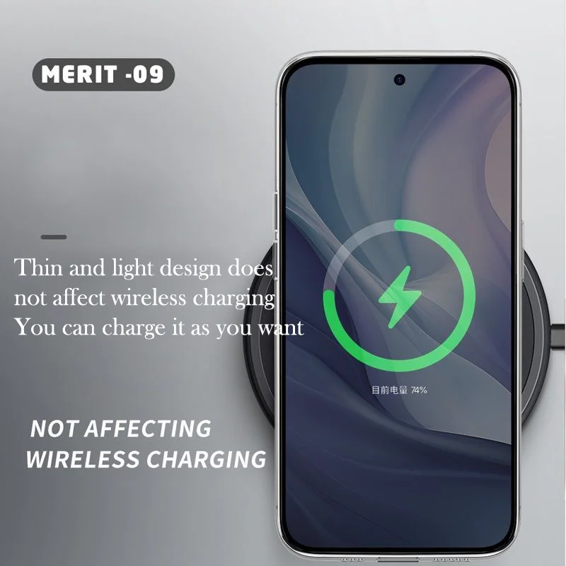 Magnetic Wireless Charging Protective Back Cover Case