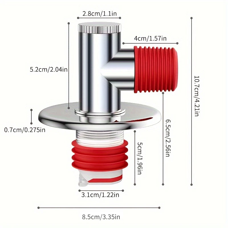 Floor Drain Filter Sewer Pipe Unblocker Shower Drain Plug Washing Machine Drain Hose Adapter