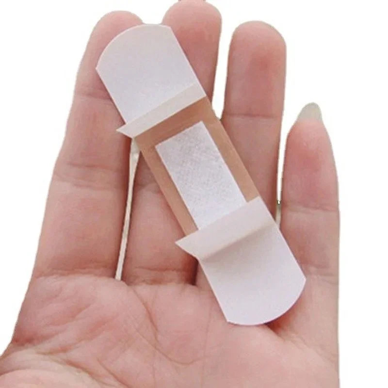 100pcs/lot Baby Band Aid Adult Children Breathable Elastic Kids Adhesive Bandages Skin Color Wound Heal Patch First Aid Plaster
