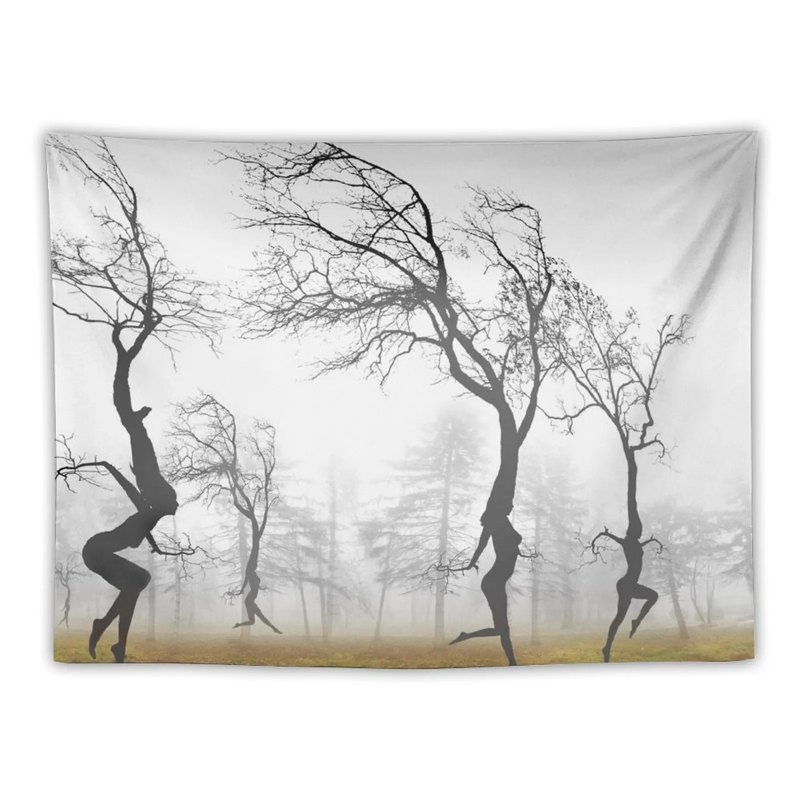 

In The Mist Tapestry Aesthetics For Room Wall Art Bed Room Decoration House Decor Tapestry