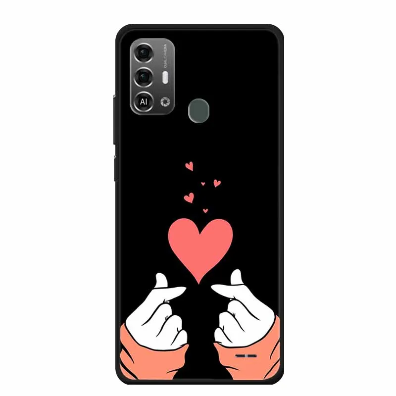 Lovely Soft TPU Painted Cat Silicone Cover - Protective Phone Case Accessory