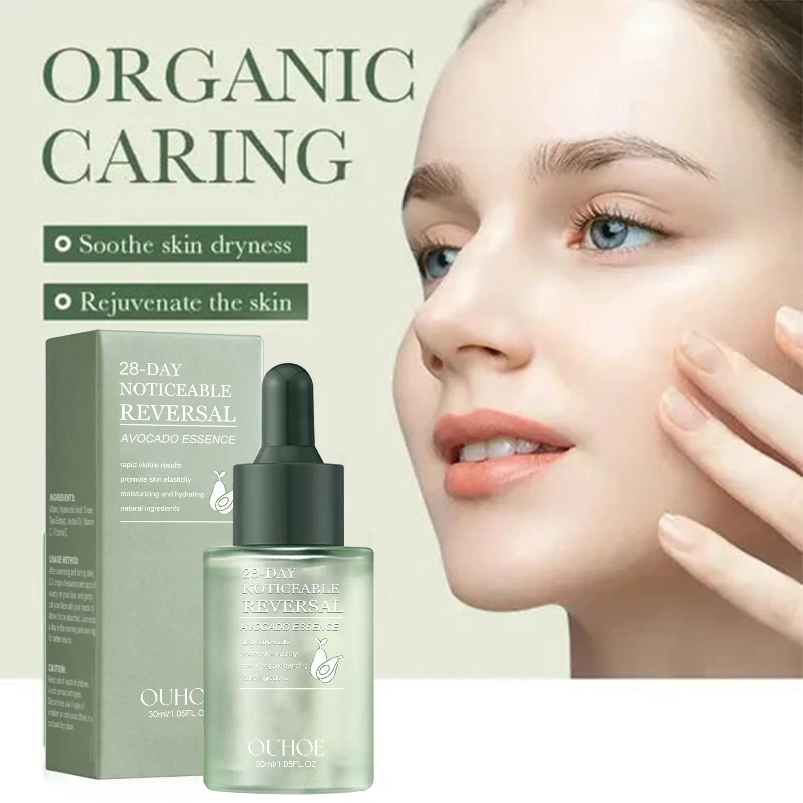 Avocado Face Essence Anti-Aging Wrinkle Removal Lifting Whitening Moisturizing Repairing Nourish Smooth Facial Serum Skin Care Face Care_voghion.com