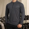 Men's Running Football Jersey High Collar Sportswear Fitness Trainer Training Tshirts Tops Gym Workout Compression Sweatshirt Ma 6