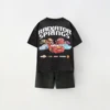 Children's Lightweight Short Sleeved Shorts Set For Boys And Girls Summer Disney Mcqueen Car Printed Children's Clothing Set 5