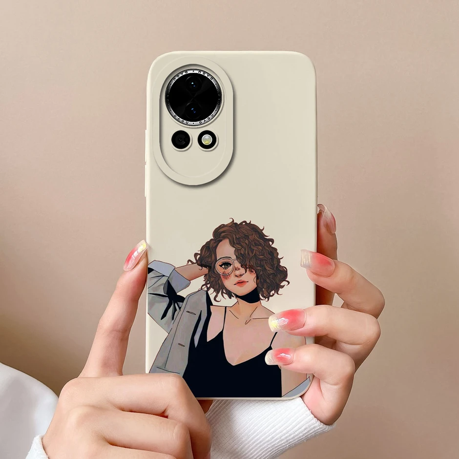 Cute Funny Expression Liquid Silicone Shockproof Phone Case Cover