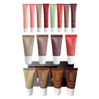 Summer Fridays Vanilla Beige Lip Balm Mini Lip Gloss Set Moisturizing Transparent Smooth Soft Tube Mirror Lipstick Makeup Set 1